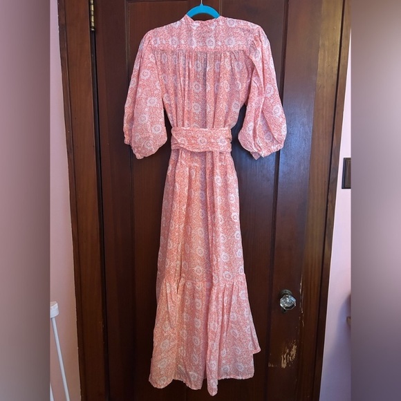 Emily Levine O/S Half Sleeve Long Dress. - Picture 2 of 3